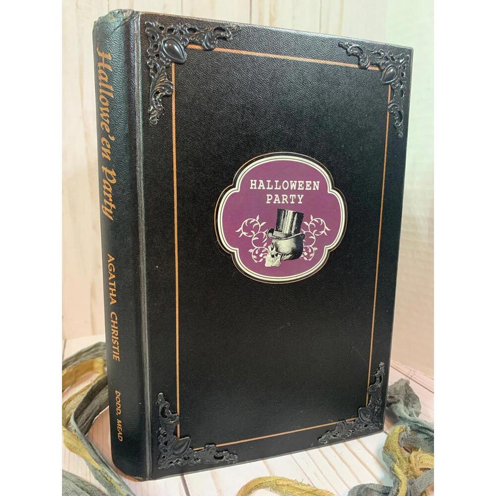 Halloween Party altered‎ book journal notebook handmade